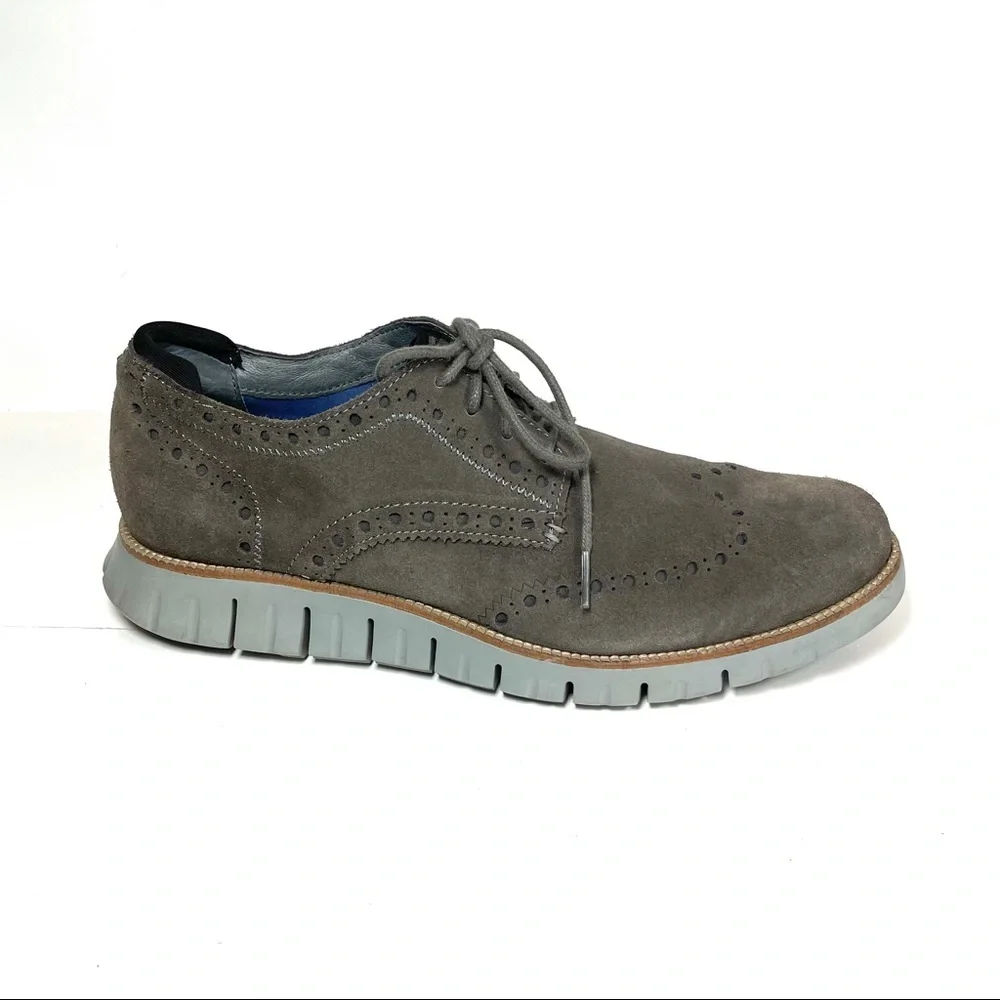 Mark‎ Nason Los Angeles Men’s Wingtip Oxfords Gray Suede Size 11